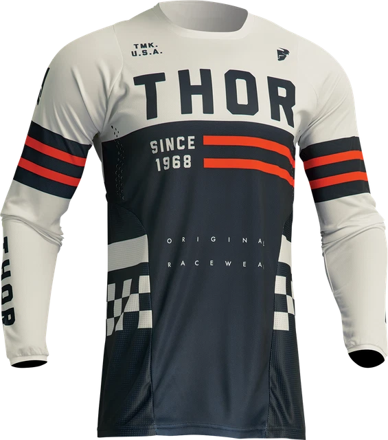 Thor 2910-7095 Jrsy Puls Combat Mn/Wh 2X Jersey