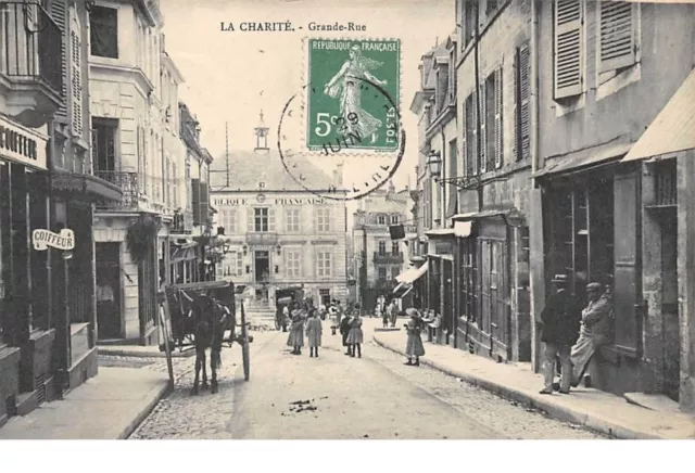 58. n° 100200 . la charité . grande rue