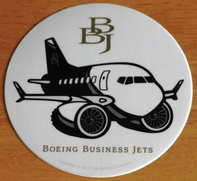 BBJ Boeing Business Jets 737 Executive Airliner Sticker