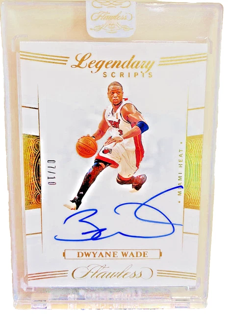 Dwyane 可笑しい Wade Flawless auto NBA 01/25