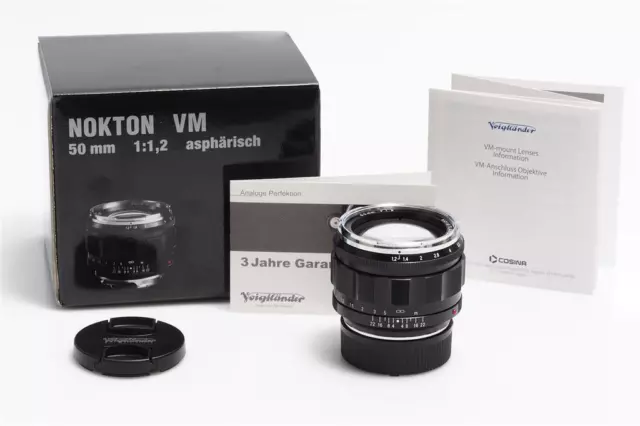 Voigtländer Nokton 1.2/50mm VM Asph. Noir Pour Leca M (1714832603)