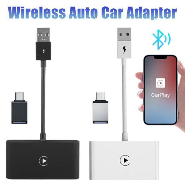 For Apple iOS 10+Car Auto Navigation Player Wireless Carplay Adapter Box Dongle+