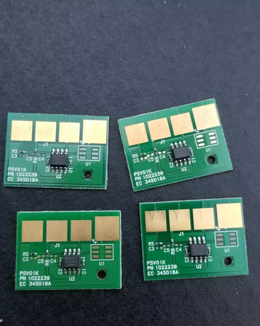 Reset Chip For Lexmark E260A11A E260D E260DN E360D E360DN Toner Cartridge 4 pack