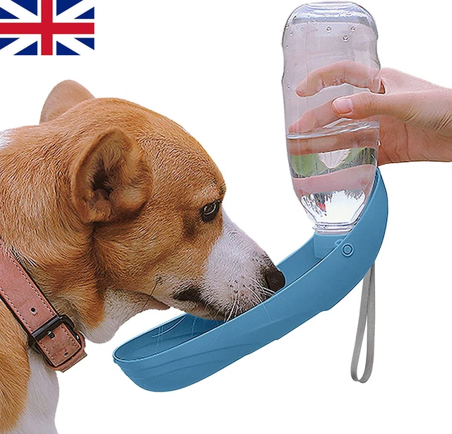 550ML Foldable Pet Dog Water Bottle Drinking Cup Puppy Travel Outdoor Portable