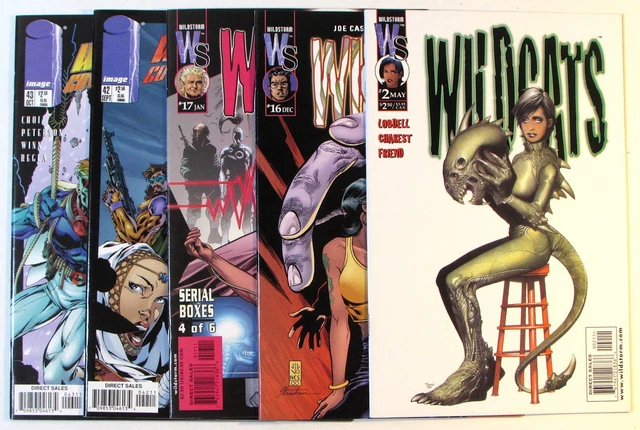 WildCats Lot of 5 #2,16,17,Covert Action 42,43 WildStorm 1997 1st Series Comics