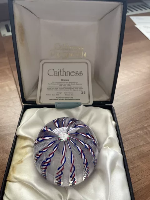 Caithness Crown Paperweight Limited Edition 32