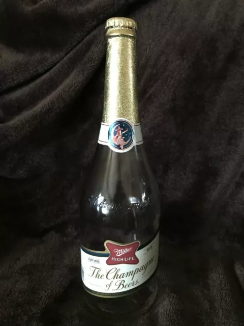 Miller High Life Champagne of Beers Beer Bottle 2019 Edition Decoration 1 Pint