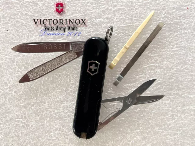 Coltellino Victorinox Classic Black Nero 58Mm 7 Funz Swiss Army Knife Logo Blade