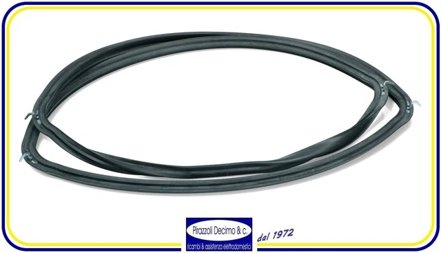 Guarnizione Per Porta Forno Smeg, Ariston, Indesit - Misura 1812 Mm, Nera, In Gomma Siliconica
