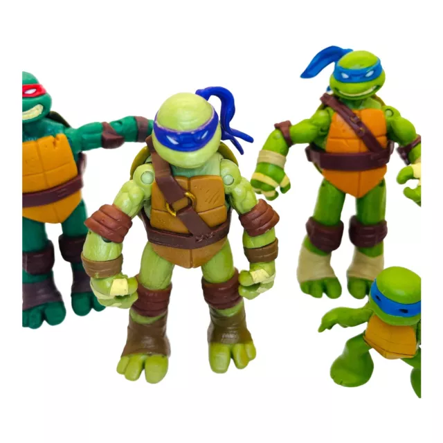 Teenage Mutant Ninja Turtles Action Figures Lot 2012 Viacom Raphael Hand Missing