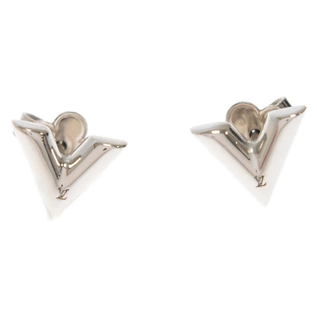 Louis Vuitton Essential V Stud Earrings (M63208, M68153)