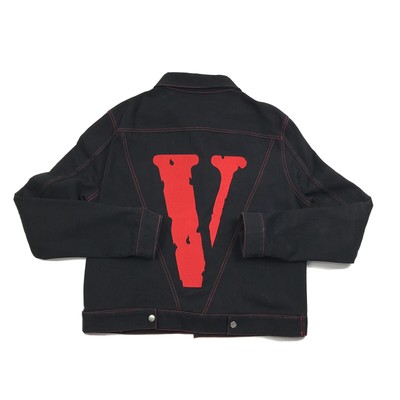 VLONE AMICI. RICAMATO ROSSO NERO Denim 