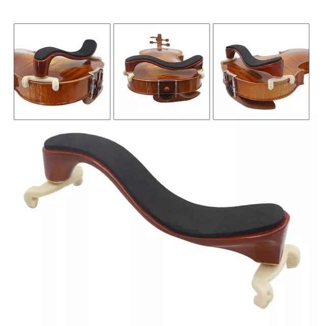 Violin Shoulder Rest Maple Wood for 3/4 4/4 Violin Fiddle V4M4