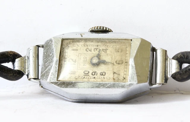 Fond De Boîtier De Montre Art Déco - Ancien Stock, à Réviser - Pour Monture De Montre