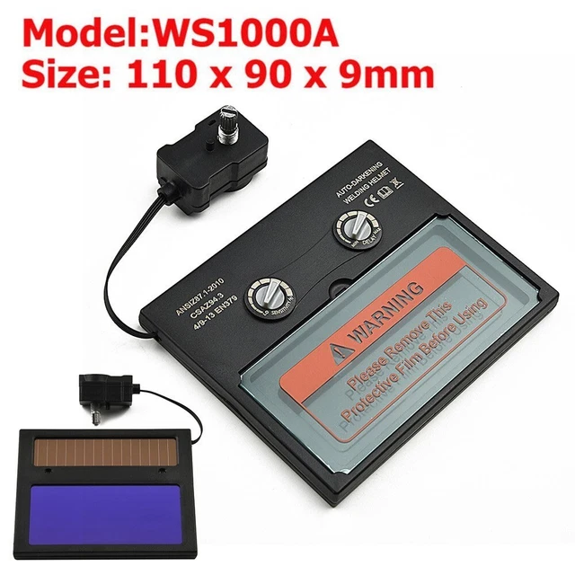 Welding-Helmet Auto-Darkening Lens True Colour&Switch Automated Filter Lens-Hood