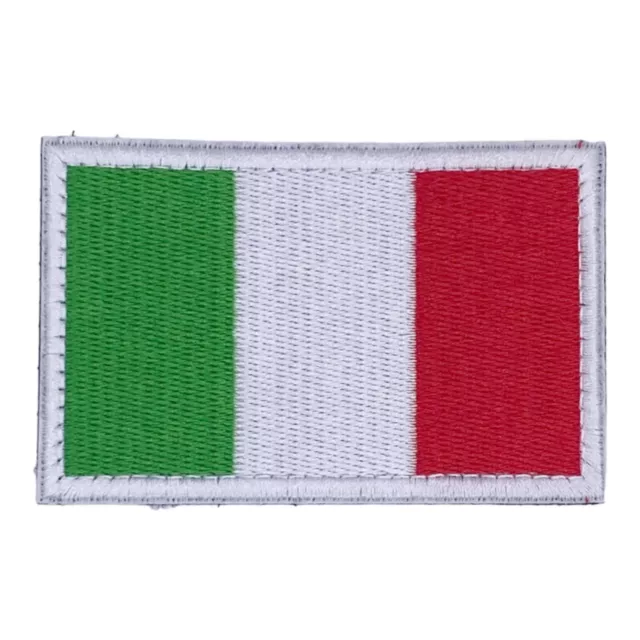 Italien Fahne Patch Klettverschluss Paintball Airsoft Lasertag Applikation