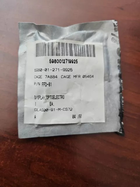 FFD-81  Opto Electric Display 8 Segment