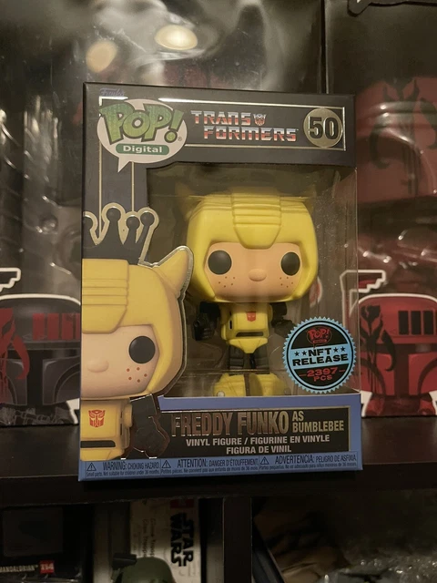 Funko POP! Digital #50 Transformers Freddy Funko as Bumblebee - Royalty - LE2397