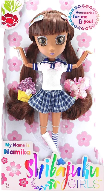 Bambola alla moda per ragazze Shibajuku Namika 13 pollici accessori capelli e abbigliamento