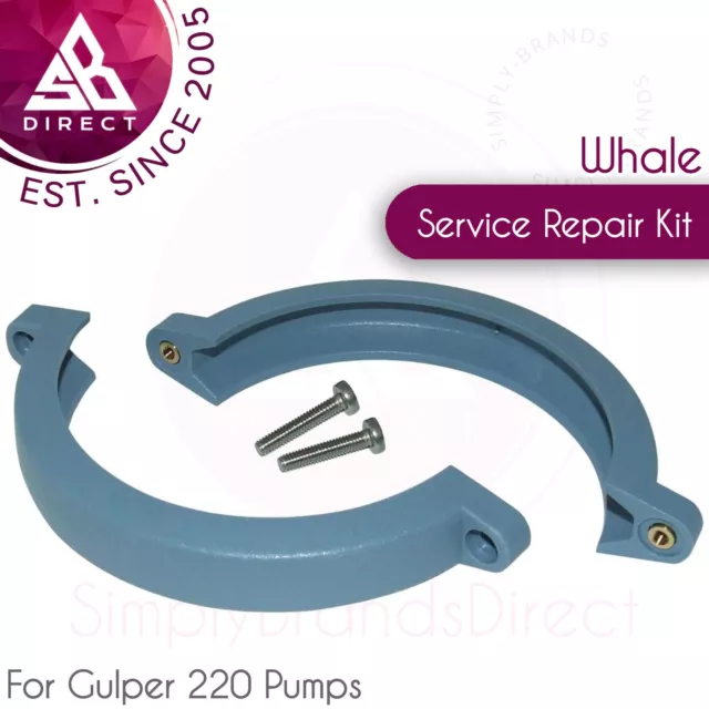 Whale Serrage Bague Service Réparation Kit │ Pour Gulper 220 Tennis │ AS1562