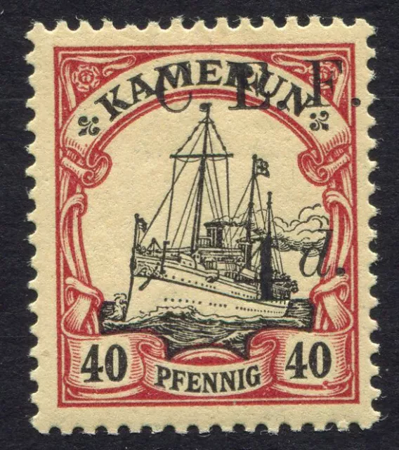 Kamerun Brit. Bes. Mi.7(PF I)*, Plf. I der Urmarke, tadellos ungebr. (6479/41)