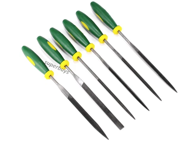 6pcs Filing Tool Set Diamond Grind Grinding Wood Metalwork Model Metal File Burr