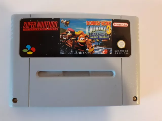 Donkey Kong Country 3  Dixie Kong's Double Trouble! (Super Nintendo SNES Spiel)