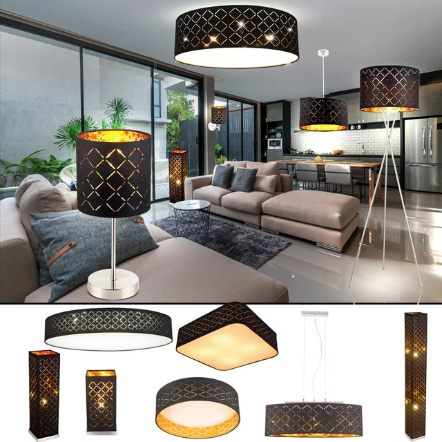 Abat-Jour Pastoral Chinois ORFOFE - Design Vintage En Métal Jaune 25x25x18cm | Pour Lampe Table Ou Lampadaire