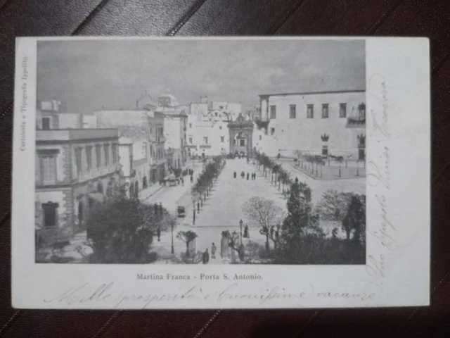 Martina Franca porta S.Antonio fp spedita rarità