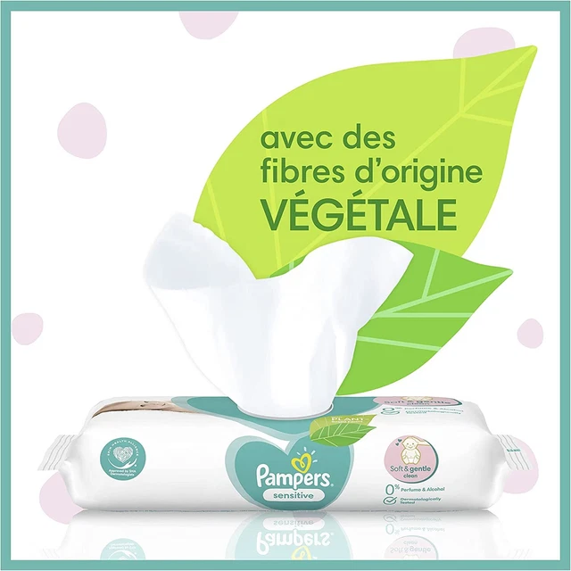 Pampers Lingettes Bébé Sensitive, 624 Lingettes (Lot de 12 x 52) 7