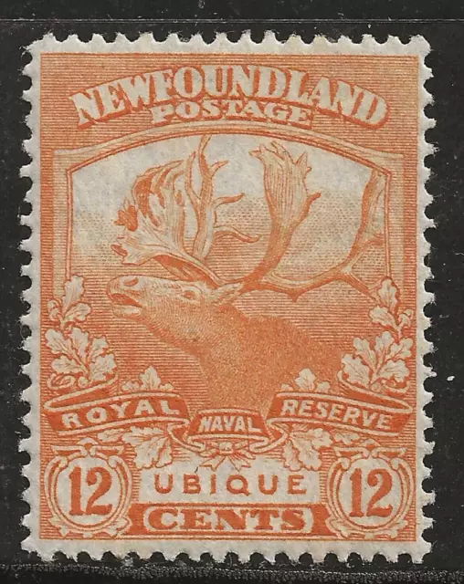 NEWFOUNDLAND #123 MH - 12c CARIBOU issue