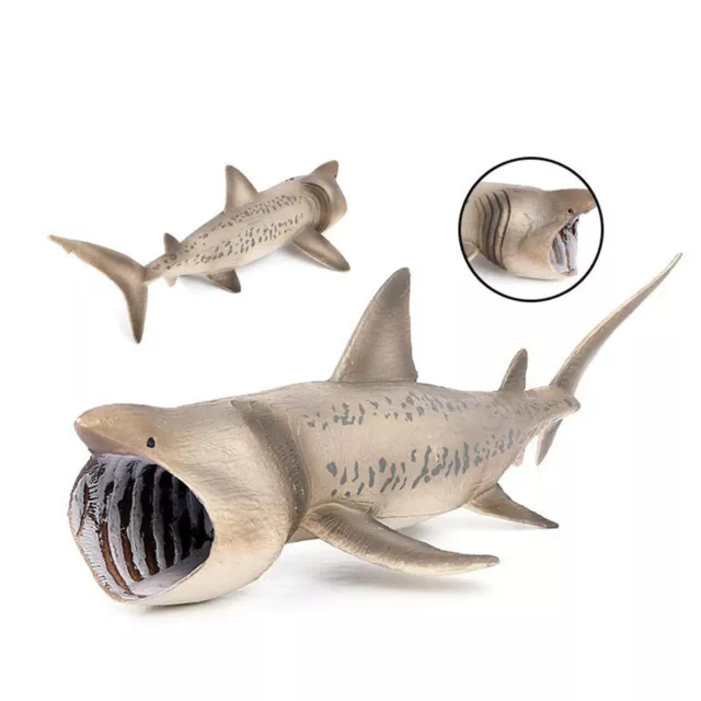 Shark Figurines Ocean Basking Shark Animal Models Educational Toy Home Ornament