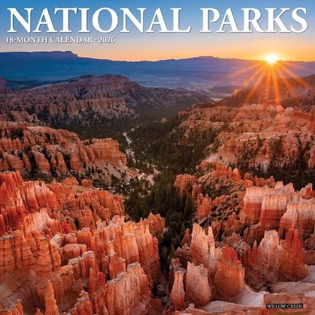 NATIONAL PARKS 2026 Wall Calendar by Willow Creek Press $53.78