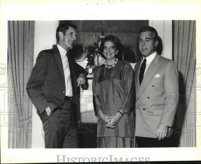 1990 Press Photo Bill Forman, Pam and Bill Ryan, Sons of the American Revolution