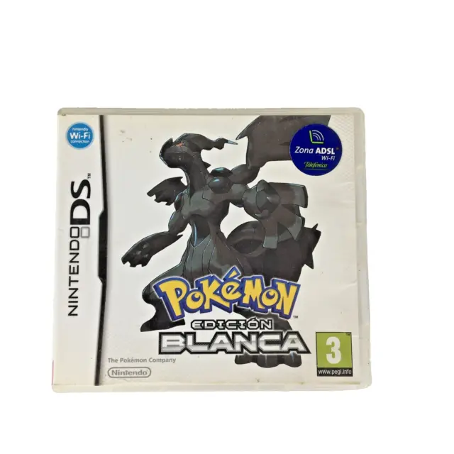 Pokémon Edición Blanca (Nintendo DS, 2011) Pokémon Español Edición Blanca