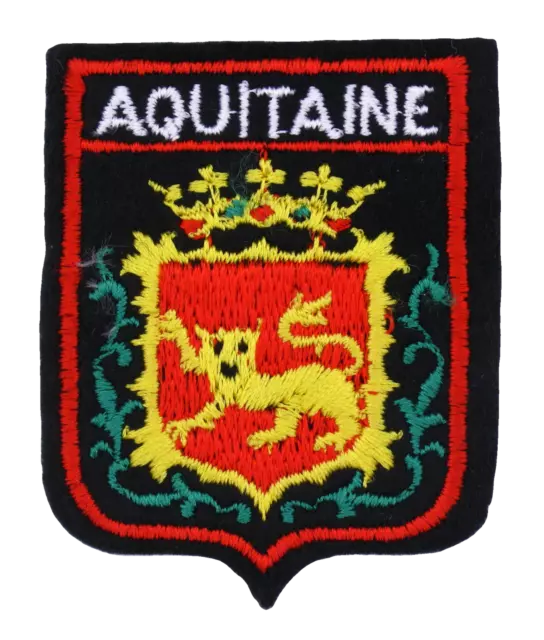 Ecusson brodé (patch/embroidered crest) ♦ Aquitaine