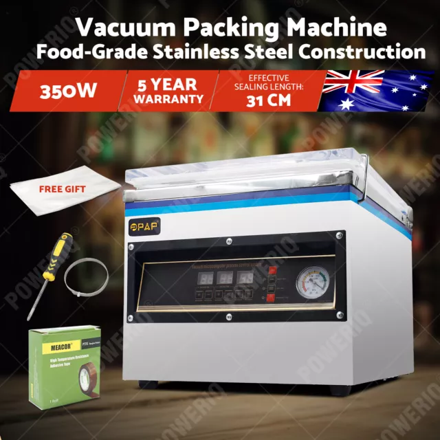 Vacuum Packing Machine ZK-300 Industrial Solid Food Chamber Vacuum Sealer 220V