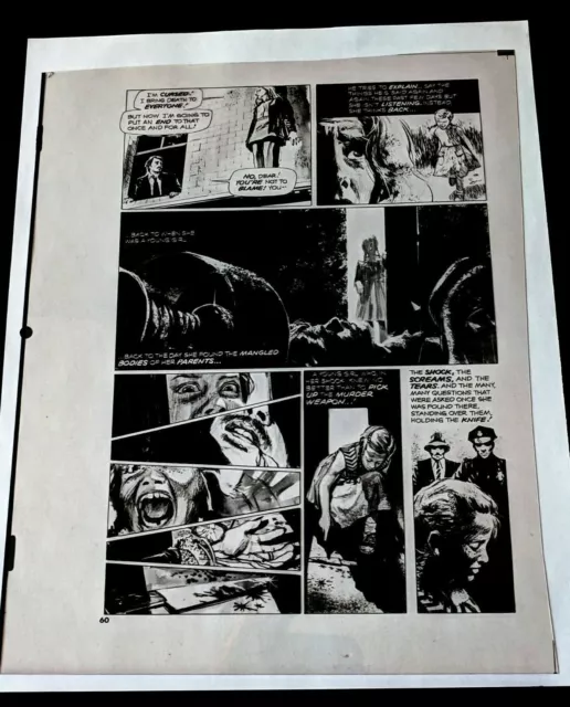 ISIDRO MONES Creepy Magazine #60 THE DEMON WITHIN Publisher File Positive pg 60