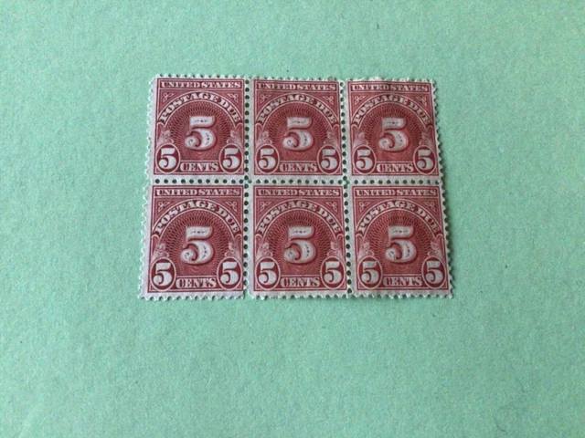 Uunited States postage due no gum stamps   Ref A4712
