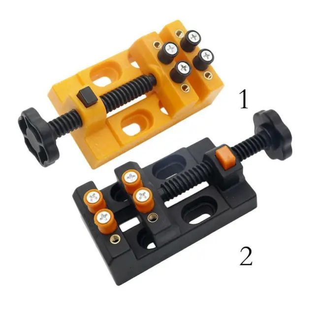 Clamp Bench Vise Plastic Small Gemstone Table Bench Vice DIY Hobby Tool