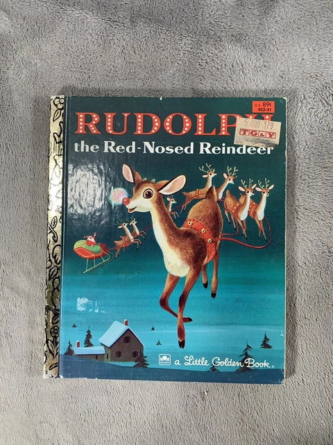 VINTAGE A LITTLE Golden Book RUDOLPH THE RED-NOSED REINDEER 1976 £12.10 ...