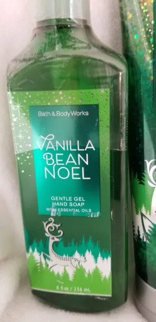 5 Bath Body Works Vanilla Bean Noel Loción Crema Niebla Jabón de Manos Almizcle Navidad 2