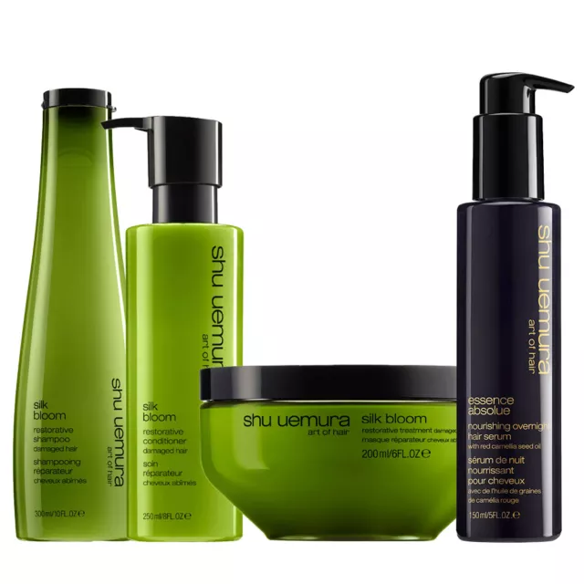 Shu Uemura Silk Bloom Set + Overnight Hair Serum 150ml