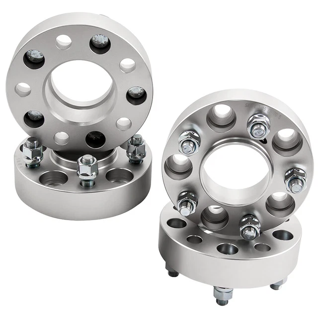 2 Entretoises De Roue 50mm 5x112 66.6 – Pour Mercedes-Benz C300 W204, ML 270 CDI W163 Et Autres Modèles – Alliage Aluminium Noir