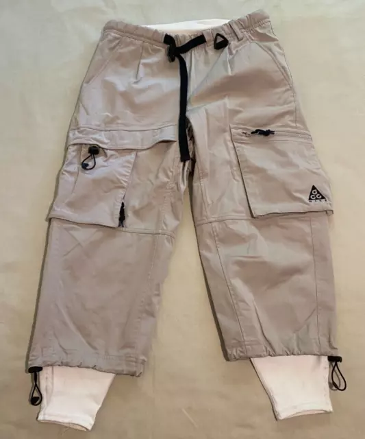 NIKE ACG WOMENS Woven Cargo Pants Moon Particle BQ7301-286 Beige Size Small  $99.96 - PicClick