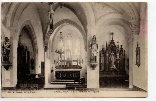 LANEUVELOTTE - Meurthe et Moselle - CPA 54 - Intérieur de l'église