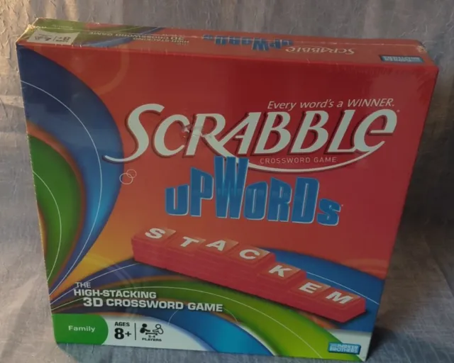 NEW!! vintage Scrabble Upwords 3D Crossword Game-- factory sealed