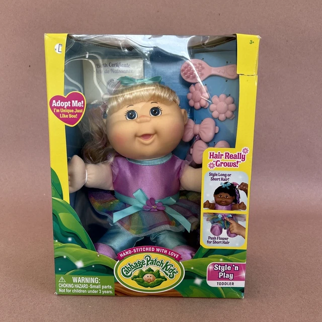 CABBAGE PATCH KIDS Deluxe Toddler Style ‘N Play 11Inch Doll New 40.