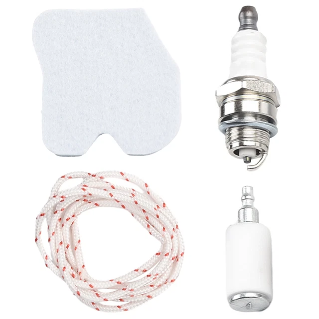 Reparatursatz Luftfilter + Zündkerze Für Freischneider & Motorsägen - Kompatibel Mit BT, FR, FS, HT, MM, SP Modellen