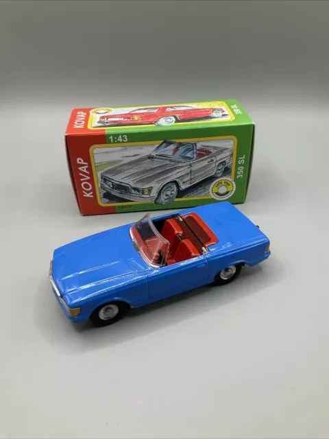 Kovap / Mercedes Benz 350SL / 1:43 / OVP / Blau / unbespielt